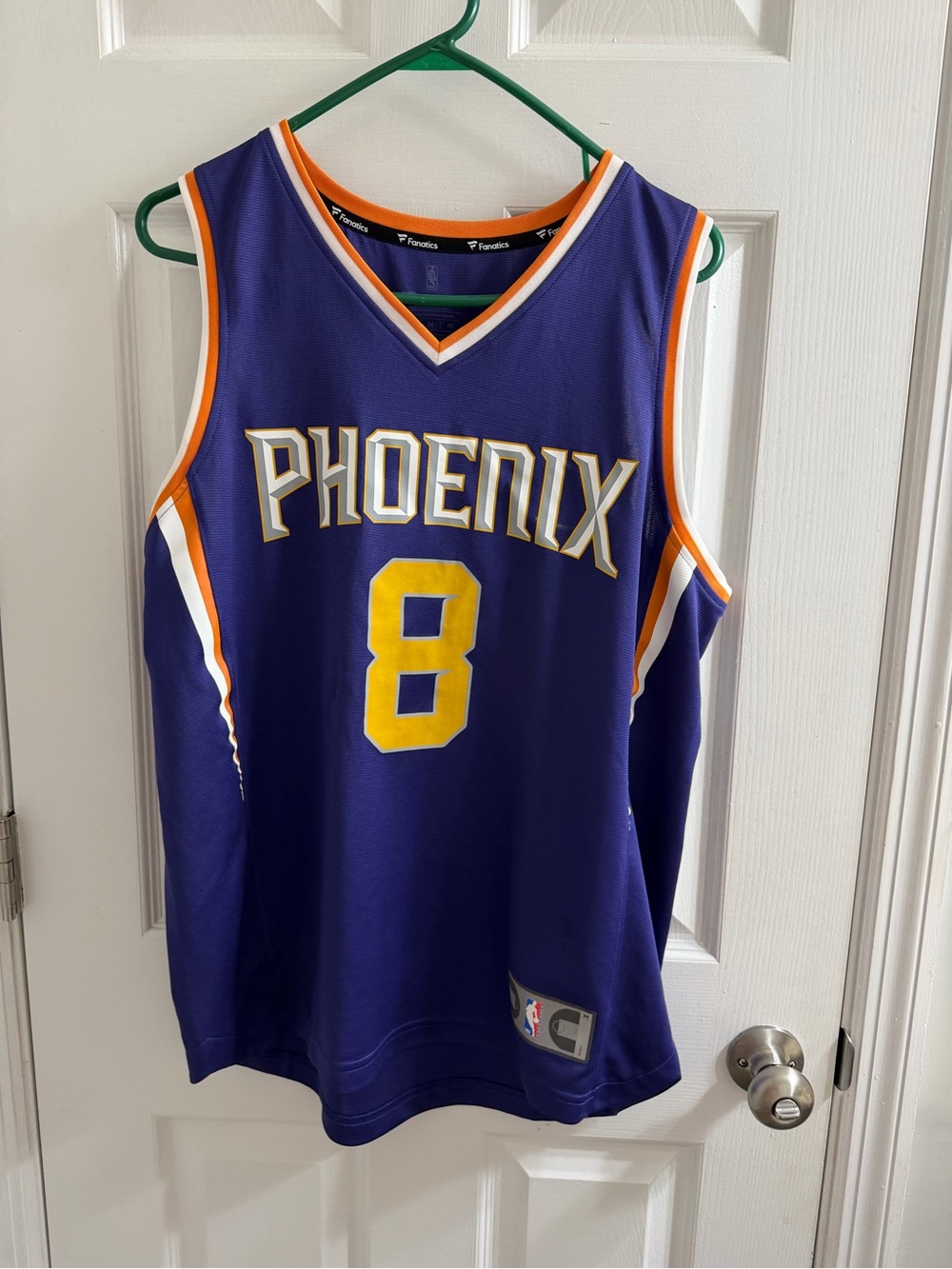Phoenix Suns 8 Jersey Davis Fanatics Purple and Orange NBA Medium M